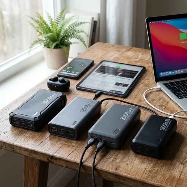 30000mAh powerbank vergelijken met 20000mAh