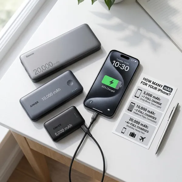 Waar moet een powerbank voor iPhone aan voldoen