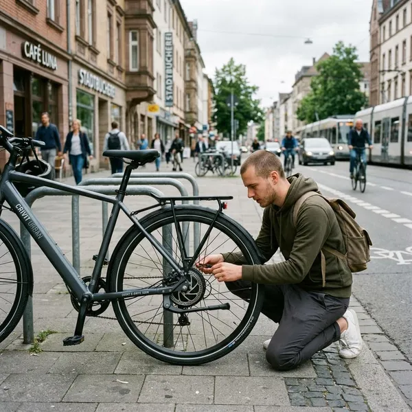Crivit Urban e bike opvoeren