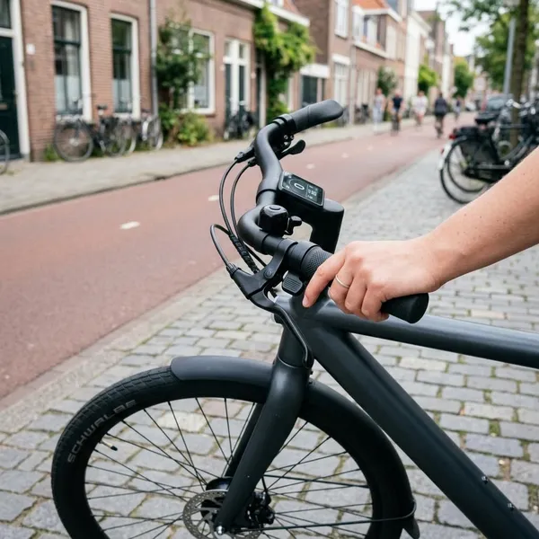 e bike met gashendel