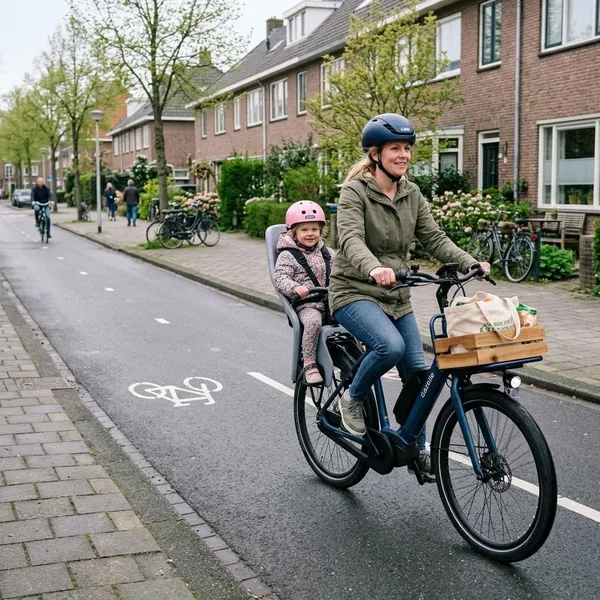 e bike met kinderzitje