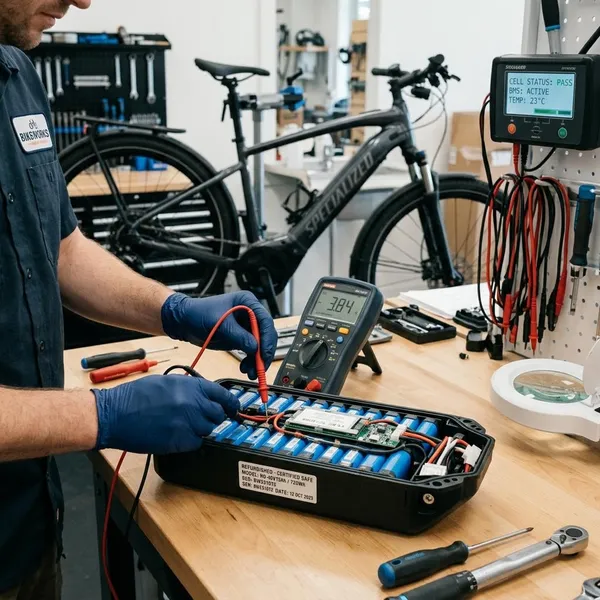 Wat elektrische fiets accu revisie kost