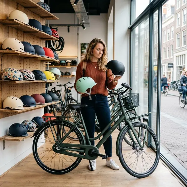 Veiligheid bij een dames e-bike helm