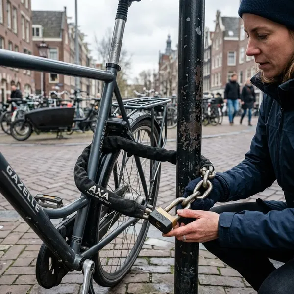 Wanneer een kettingslot voor je fiets slim is