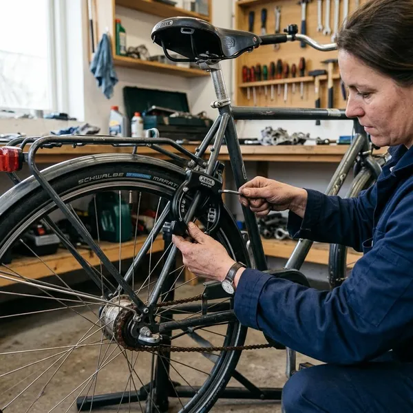 Gereedschap voor fietsslot montage