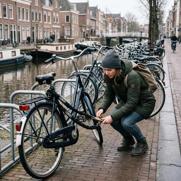 Wat je doet nadat het fietsslot open is