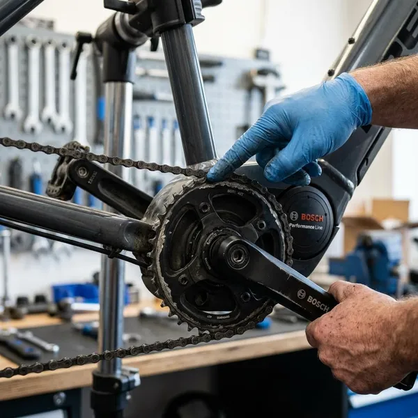 kettingblad Bosch e bike vervangen
