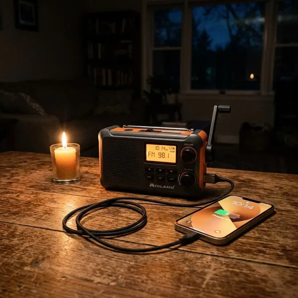 Welke functies zijn belangrijk bij een noodradio met powerbank