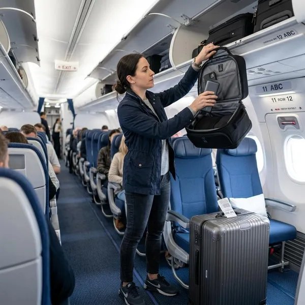 powerbank in vliegtuig