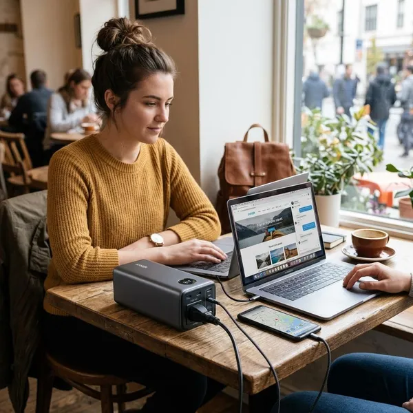 powerbank met stopcontact