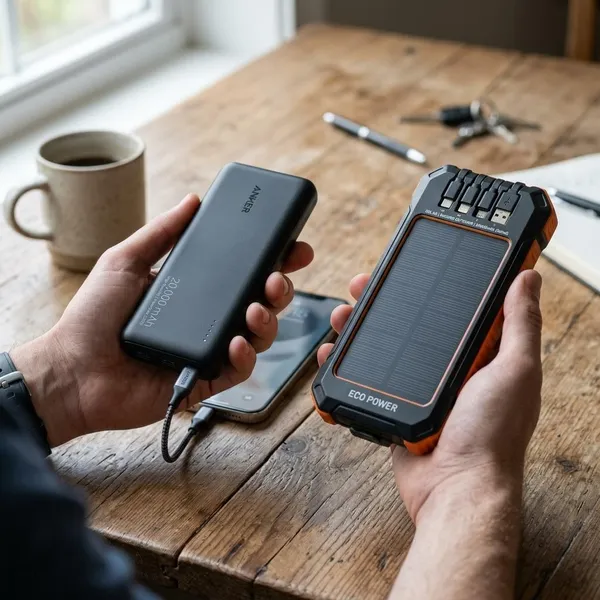 Wanneer een solar powerbank handig is