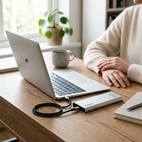 Powerbank voor laptop in het dagelijks gebruik
