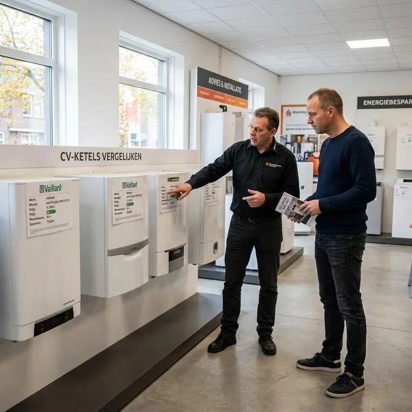 Cv-ketelprijzen vergelijken per prijsklasse