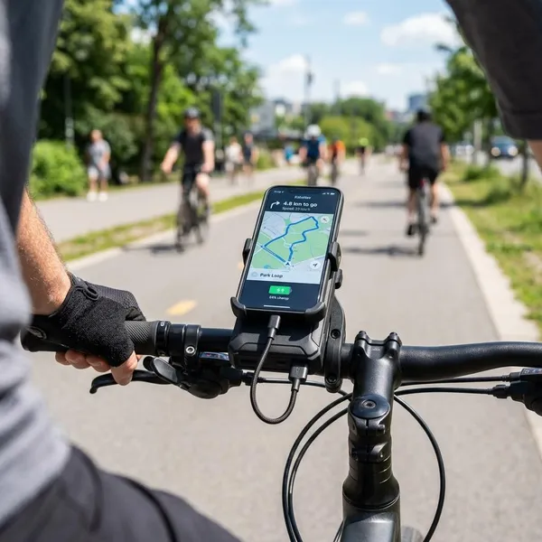 Waar let je op bij een telefoonhouder fiets met powerbank